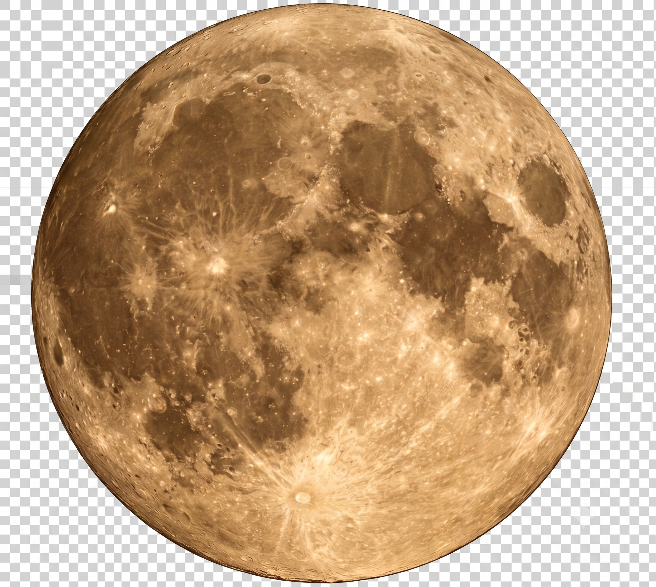 Buck Moon — July's full moon photographed against a deep blue summer sky